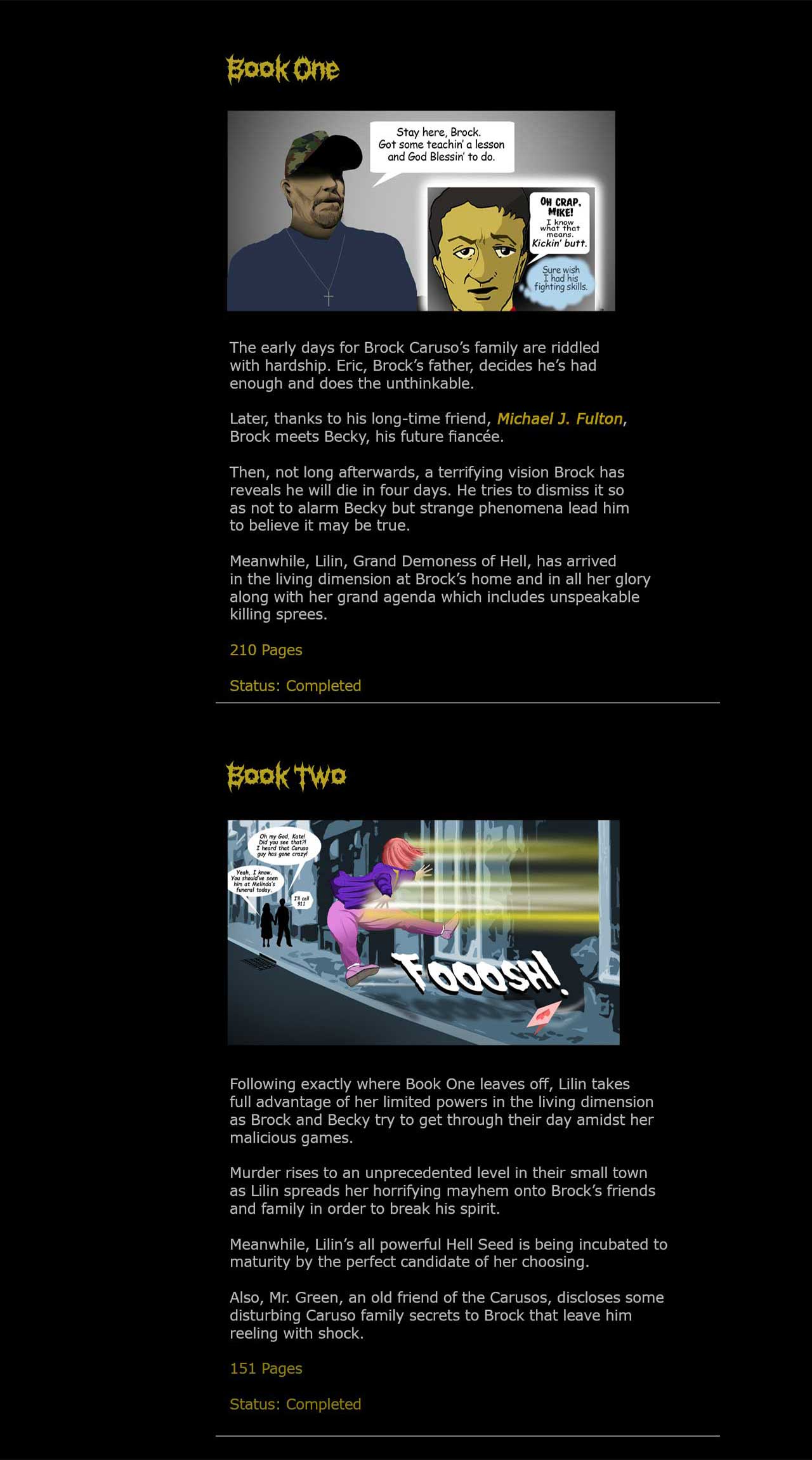 graphic-novel-about-grim-reapers,supernatural-love-story, afterlife, dilemma-in-hell, debauchery, horror; fantasy, thriller, fornication, decadent, dark-intentions, succubus, seductive-hatred, man-hater, Reapers-Grim-The-Trilogy, by Roy-McClanahan